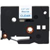 BROTHER Nastri compatibile con Brother TZE-133 - azzurro su trasparente - 8 metri - 12 MM