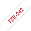 BROTHER Nastri compatibile con Brother TZE-242 - rosso su bianco - 8 metri - 18MM