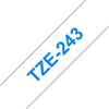 BROTHER Nastri compatibile con Brother TZE-243 - blu su bianco - 8 metri - 18MM