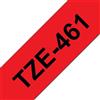 BROTHER Nastri compatibile con Brother TZE-461 - nero su rosso - 8 metri - 36MM