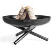 Cook King Braciere Da Giardino A Legna Artigianale In Acciaio Design Indiana 80 Cm Cook King