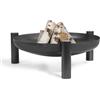Cook King Braciere Da Giardino A Legna Artigianale In Acciaio Design Palma 80 Cm Cook King