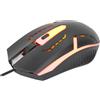 Manhattan Mouse da gioco Manhattan ottico Led RGB 1500dpi USB Nero