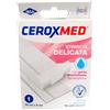 Ceroxmed STRISCIA DELICATA CEROXMED CON GARZA DISINFETTANTE IPOALLERGENICA PER PELLI SENSIBILI 50X8CM 1 PEZZO