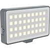 DigiPower Insta-Fame DP-VL50 - Luce video dimmerabile, 50 LED, super luminosa, con 3 diffusori di luce e supporto per smartphone