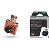 instax Fujifilm Instax Square Sq 1 Terracotta Orange | Fotocamera A Sviluppo Istantaneo | Modalità One-Touch Selfie & SQUARE Mono Chrome Film Pellicola Istantanea, Formato Quadrato, 62x62 mm