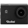 Rollei Actioncam 372 - Action-Camcorder con risoluzione video Full HD da 1080p/30 fps, Obiettivo grandangolare, impermeabile fino a 30 m, incl. custodia subacquea - Nero