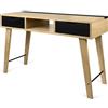 TemaHome Symbiosis Lime Consolle, Rovere e Nero 120x45x79 cm