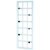 HAKU Möbel Appendiabiti da parete cromo, bianco, metallo - Dim. L 60 cm x A 22 cm x P 4 cm, Stile Moderno