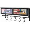 HAKU Appendiabiti da Parete Vintage, Metallo - Dim. L 77 cm x A 34 cm x P 24 cm, Stile Industriale