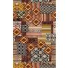 vilber Bohemian Kilim 2494 Tappeto, vinile, Multicolore, 75 x 120 x 0.2 cm