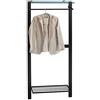 M2 Kollektion Valencia Appendiabiti da Parete, Vetro Metallo, B/H/T= 80x190x33cm