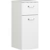 PELIPAL 359 - Mobile sottolavello Piolo, in Legno, 33,0 x 30,0 x 72,0 cm, Colore: Bianco Lucido