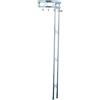 HAKU Appendiabiti da Parete Cromo, Metallo - Dim. L 51 cm x A 180 cm x P 28 cm, Stile Moderno