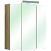 Pelipal 380 Roma Armadietto a Specchio Livorno I, Legno, Sanremo-Rovere Terra Trasversale, 20,0 x 68,0 x 73,0 cm