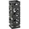 HAKU Portaombrelli Nero, Metallo - Dim. L 16 cm x A 48 cm x P 16 cm, Stile Moderno