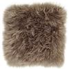 -LUXOR- living Pelle di Pecora, Soffice coprisedile, Cuscino per Sedile in 100% Vera Pelle di Agnello, Beige, 34 x 34 cm