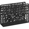 HAKU Portagiornali Nero, Metallo - Dim. L 35 cm x A 26 cm x P 10 cm, Stile Moderno