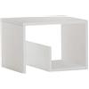 FMD 632-001 Mike - Tavolino, Bianco, 59 x 36 x 38 cm