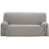 Martina Home Riga Copridivano Fiocchi, Grigio, 3 Posti