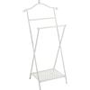 HAKU Servo Muto da uomo bianco calcinato, metallo - Dim. L 46 cm x A 98 cm x P 35 cm, Stile Boemo