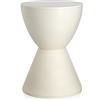 Kartell Prince Aha Sgabello, Bianco Cera, 30 x 30 x 43 cm