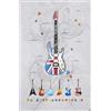 vilber Kids Guitars Tappeto, vinile, Multicolore, 100 x 153 x 0.2 cm