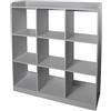Iris Ohyama, Armadio multifunzionale/Mobili in legno per bambini/Scaffale per giocattoli e libri/Armadio per bambini, Modulare,Design, Casa, scuola - Kids cube shelf - KCX-9 - Grigio
