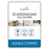Snuggledown scandinavo coprimaterasso, Microfibra, White, Doppio