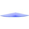 Bolis Italia BA1E035HA2T1 - Mensola Vitra in vetro temperato di sicurezza, 35 x 35 x 0,6 cm, blu