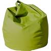 Talamo Italia Dmora Pouf Poltrona a Sacco, Rivestimento in Cotone, 60 x 50 x 80 cm