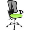 Topstar Head Point SY Deluxe Sedia Girevole per Ufficio, Rivestimento in Tessuto Multicolore