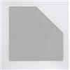 Möbelpartner 216 - Piastra angolare, grigio chiaro, ca. 65,0 x 65,0 x 2,2 cm