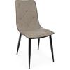 Fashion Commerce Set di 4 Sedie Victor Tan