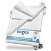 Setex 14u2050090025002 (SE1) Coprimaterasso in Cotone, Bianco, 270 x 30 x 380 cm
