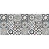 Vilber Tappeto, PVC, grigio/marrone-80, 52 x 120 x 0.22 cm