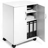 Durable 311502 Mobiletto Multifunzione 74/53 Chiuso, Bianco