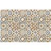 Vilber tappeto, pvc, arancione/grigio-40, 100 x 155 x 0.22 cm