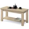 Muebles Pitarch Tavolino da Salotto Artik Nougat, 48 x 90 x 45 cm (altezza x larghezza x profondità), Colore Quercia
