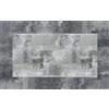 vilber New Classic Tappeto, vinile, Grigio, 75 x 120 x 0.2 cm