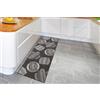 Andiamo 290739 Tappeto da cucina coffee shop passatoia ponte a pelo corto Tappeto Oeko Tex 100 Tappeto da cucina, poliammide, antracite, 67 x 180 cm
