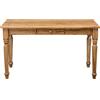 Biscottini Scrivania legno vintage 142x82x80 cm in legno di tiglio - Scrittoio vintage con cassetto - Scrittoio antico Made in Italy