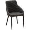 Fashion Commerce Poltroncina, Grigio, 86 x 55 x55 cm