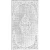 Homemania EXFAB205-60X100CM Tappeto Stampato Drawn 1 per Salotto, Sala, Camera da Letto, Cameretta Stampa, Moderno, Grigio, Bianco, in Poliestere, Cotone, 60x100 cm
