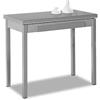 ASTIMESA Tipo Libro Tavolo da cucina, Metallo, Grigio, 90 x 50 cm
