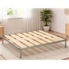 Talamo Italia - Rete letto piazza e mezza Mariagiulia, Rete ortopedica a doghe larghe, 100% Made in Italy, Cm 120x190h 31