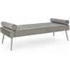 Fashion Commerce Poltrona Daybed Gjsel, Grigio Chiaro