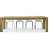 KONTE.DESIGN Tavolo NAVIGLI allungabile in legno, finitura Rovere Naturale, 160 x 90 x 75 cm