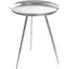 HAKU Möbel Tavolino argento, metallo - Dim. A 54 cm x Ø 44 cm, Stile Moderno