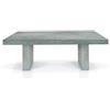 KONTE.DESIGN Tavolo JESOLO in legno, finitura Cemento Beton, 160x90 cm - 410x90 cm 18 posti